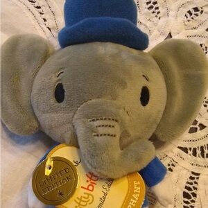 Hallmark Gray Elephant Plush with Blue Hat